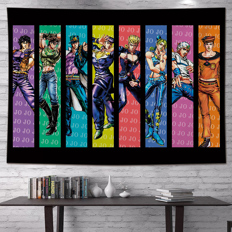 Wall Scroll Tapestry - Nuevo tapiz de anime Jotaro, decoración