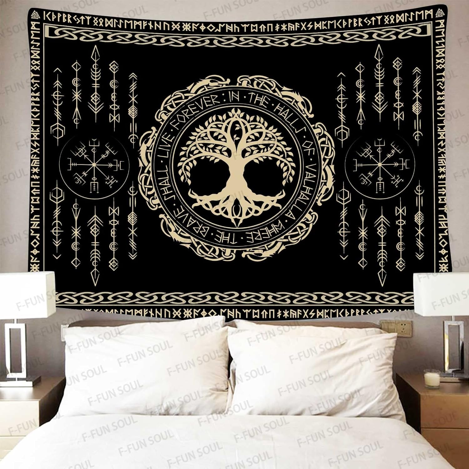 Tapiz de Mitología Nórdica, Es - Wall Scroll Tapestry reseña y precio