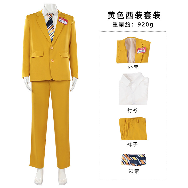 Conjunto de Traje Amarillo con - Anime Merchandise Men reseña y precio