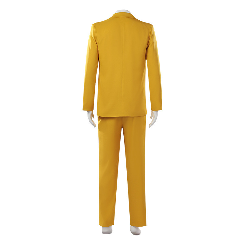 Conjunto de Traje Amarillo con - Anime Merchandise Men reseña y precio